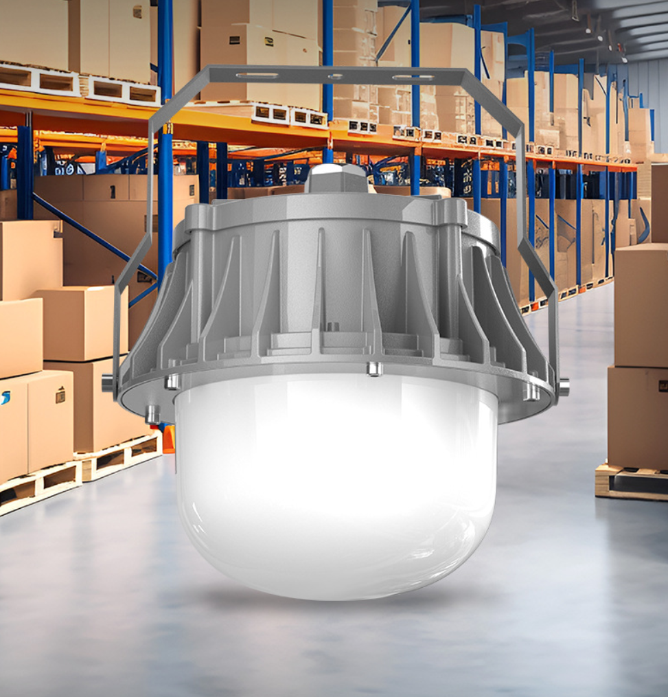 LED Explosion Proof Light, Warehouse Explosion Proof Lamp, Factory Explosion Proof Lighting, Three-proof Platform Light, Ceiling Flood Light
